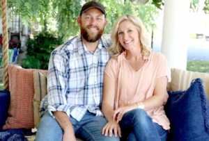 Jenny Marrs with her husband Dave Marrs