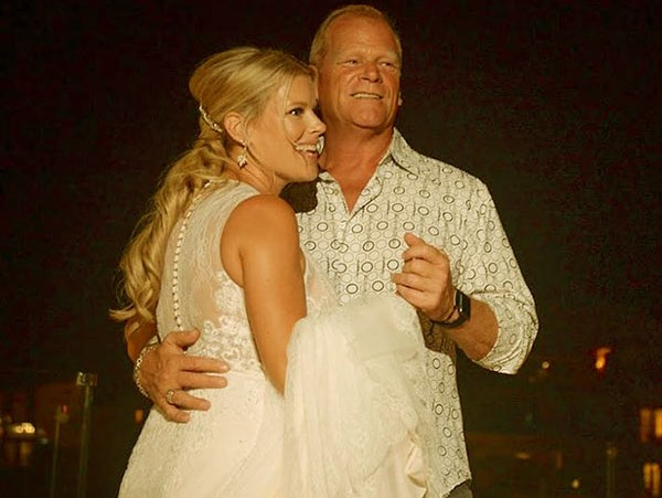 Sheryl Holmes with her father, Mike Holmes