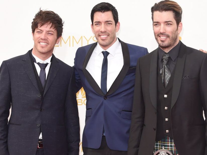 Jd Scott with his twins brothers, Drew and Jonathan Scott