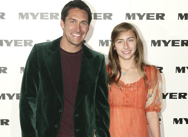 Jamie Durie with his daughter, Taylor Durie