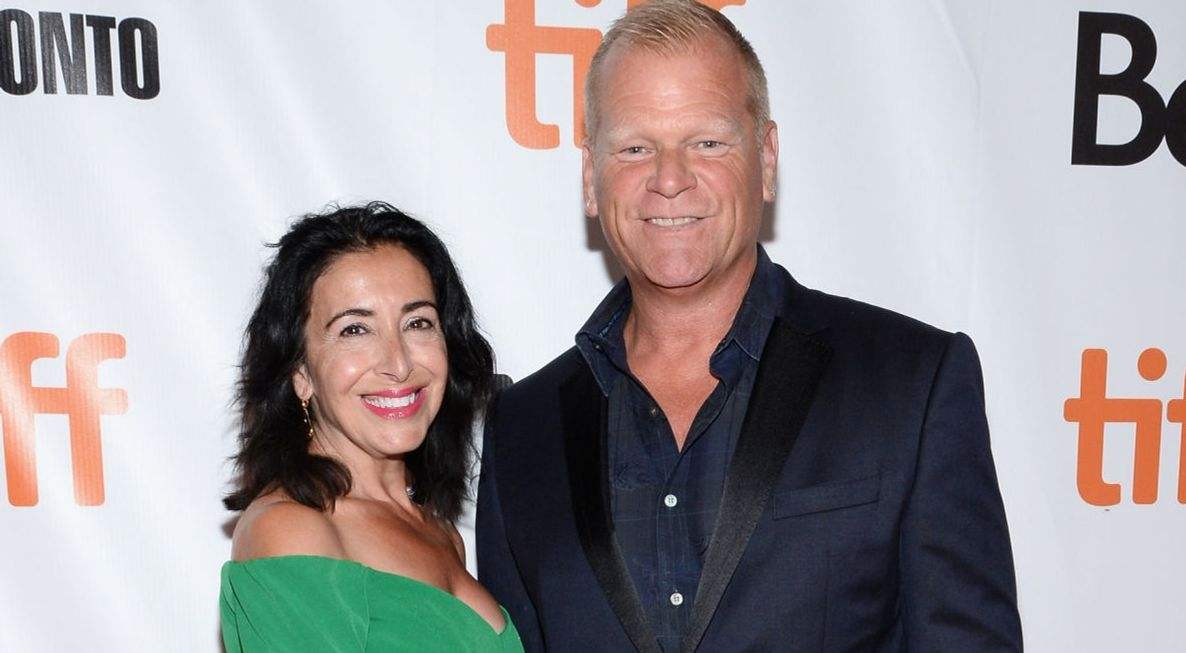 Mike Holmes with his girlfriend, Anna Zappia