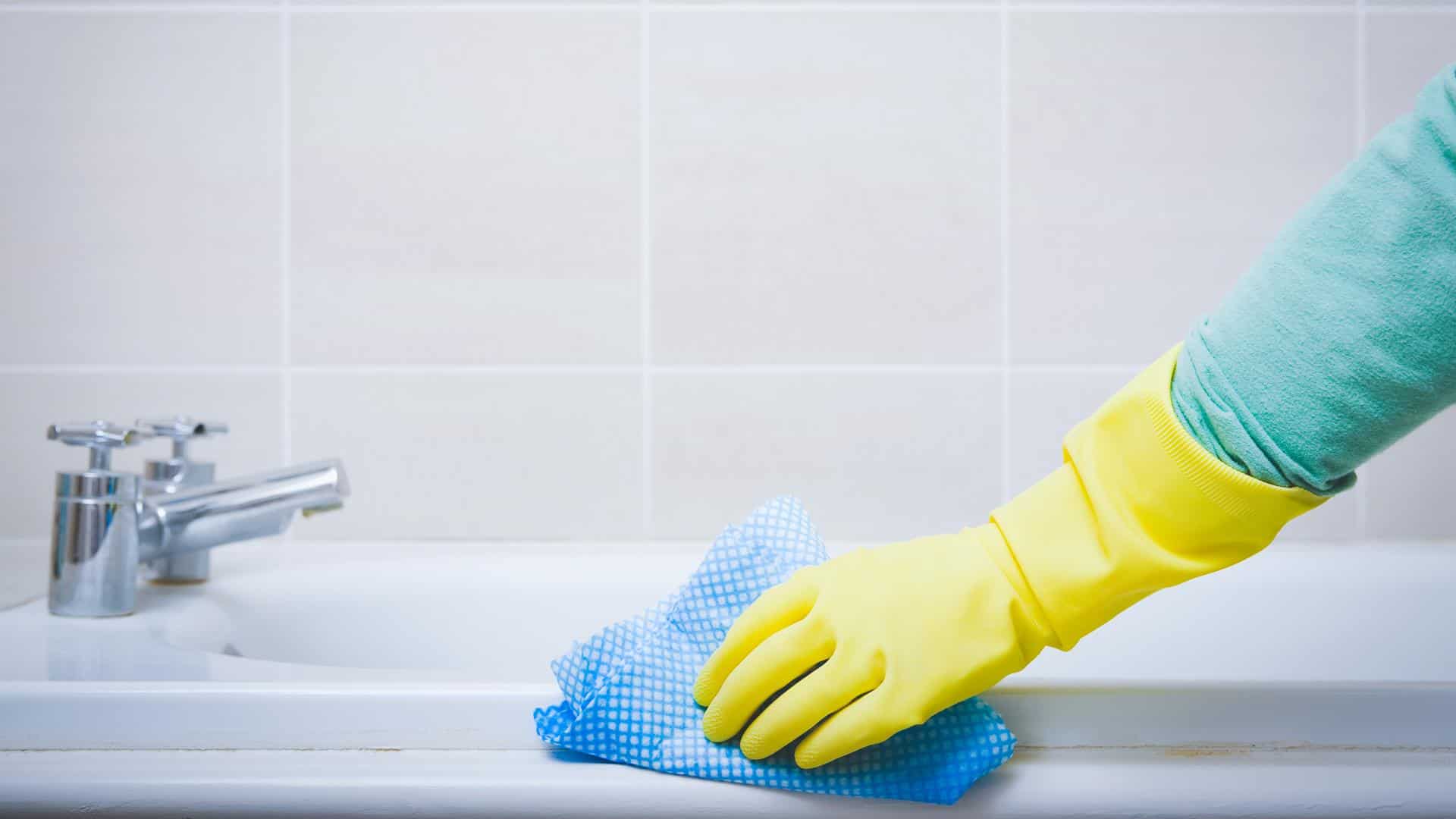 Image of Bathroom cleaning