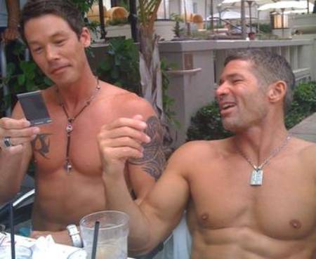 David Bromstad with his former boyfriend/partner Jeffrey Glasko